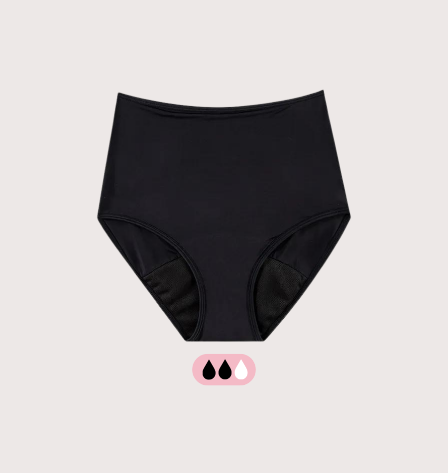 High-waisted bikini bottoms